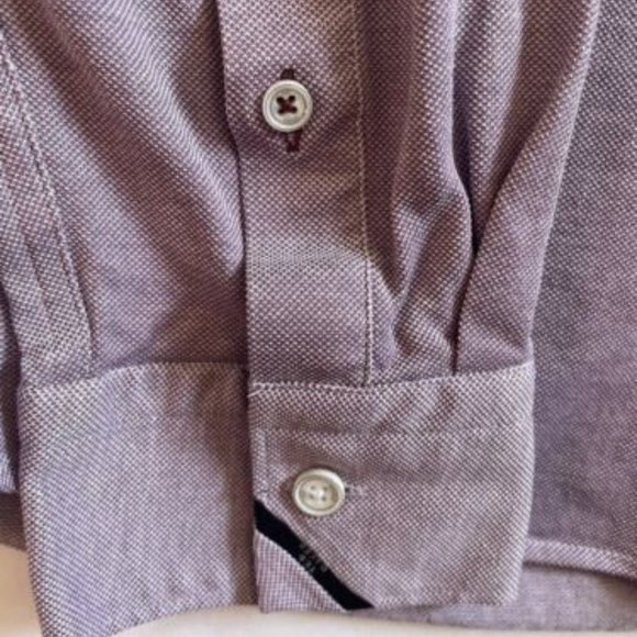 TED BAKER LONDON Mens Cotton Long Sleeve Button Up Shirt Size 5 - Picture 5 of 8